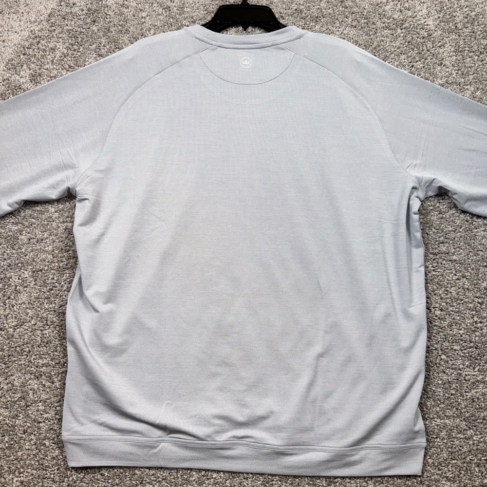 Peter Millar Cradle Performance Crewneck Mens Stretch Gale Gray XL NEW - Picture 5 of 9
